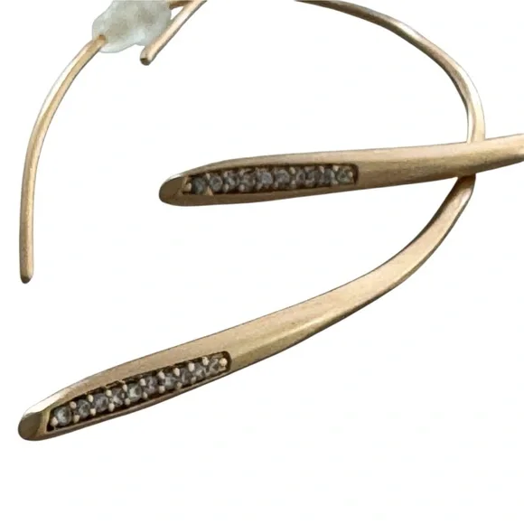 Kendra Scott Julian Threader Earrings in Rose Gold EUC - Picture 5 of 6